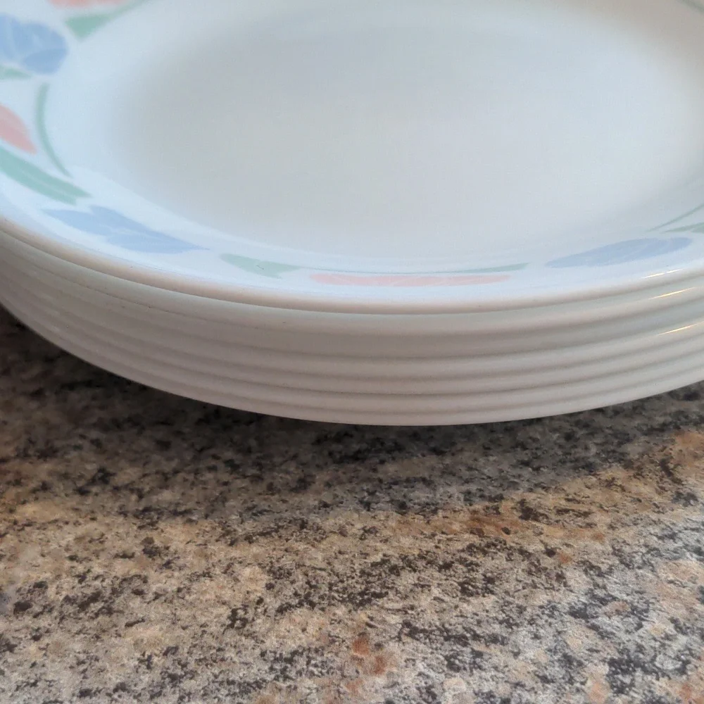 Corelle Friendship Salad Bread Plates Set of 6